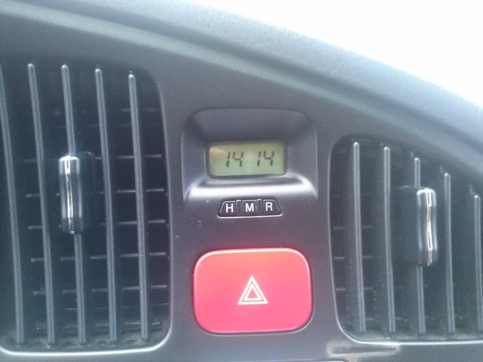 Перевод часов на формат 24 — Hyundai Elantra (3G), 1,6 л, 2004 года ...