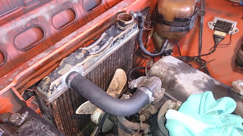 Ремонт Радиатора — ИЖ Москвич 412, 1,5 л, 1985 года | своими руками ...