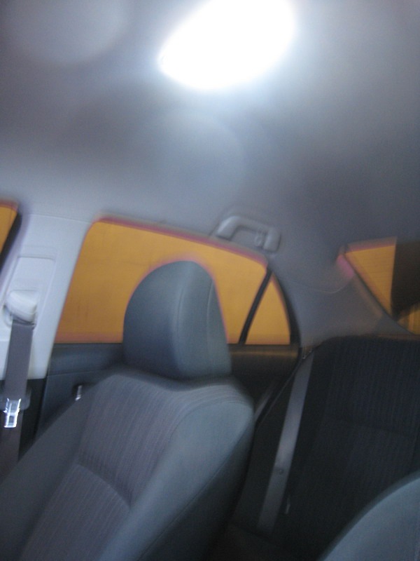 Changed the interior light - Toyota Corolla 16 liter 2008