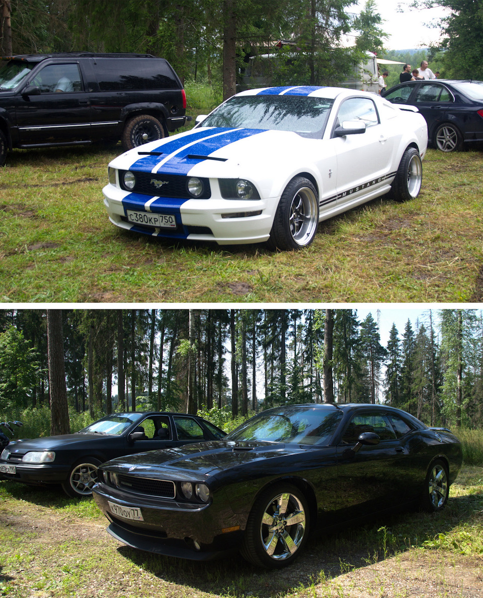 Ford Mustang, Dodge Challendger — Lincoln Town Car III