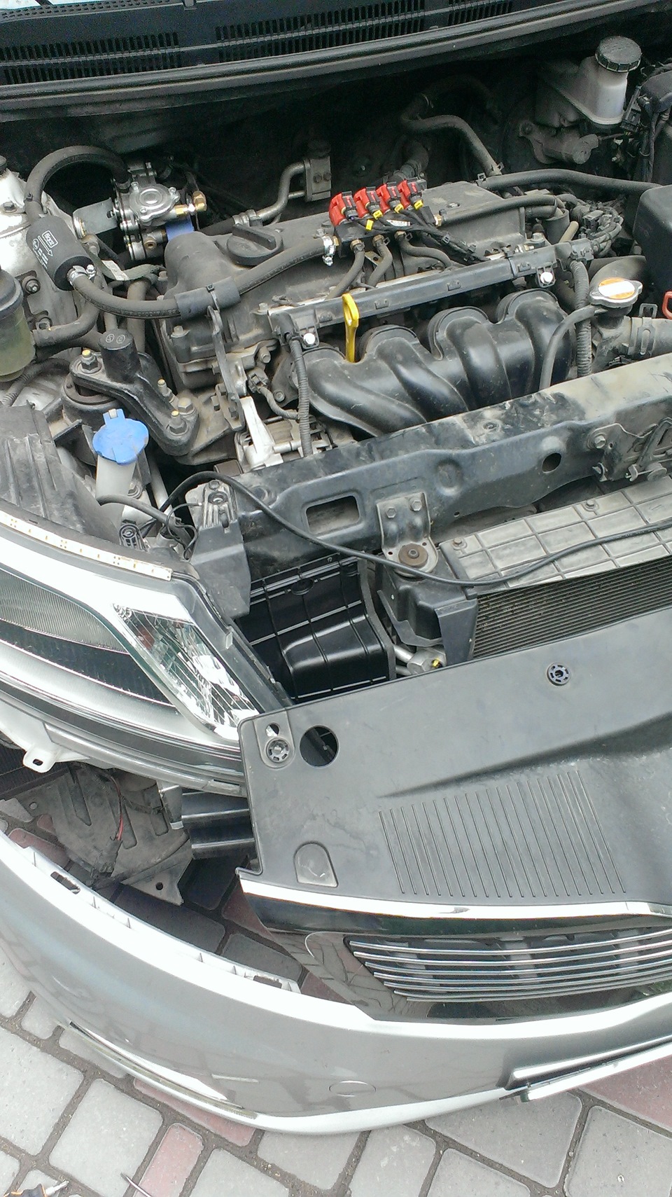 Защита ремня, генератора))) — KIA Rio (3G), 1,6 л, 2012 года | тюнинг ...