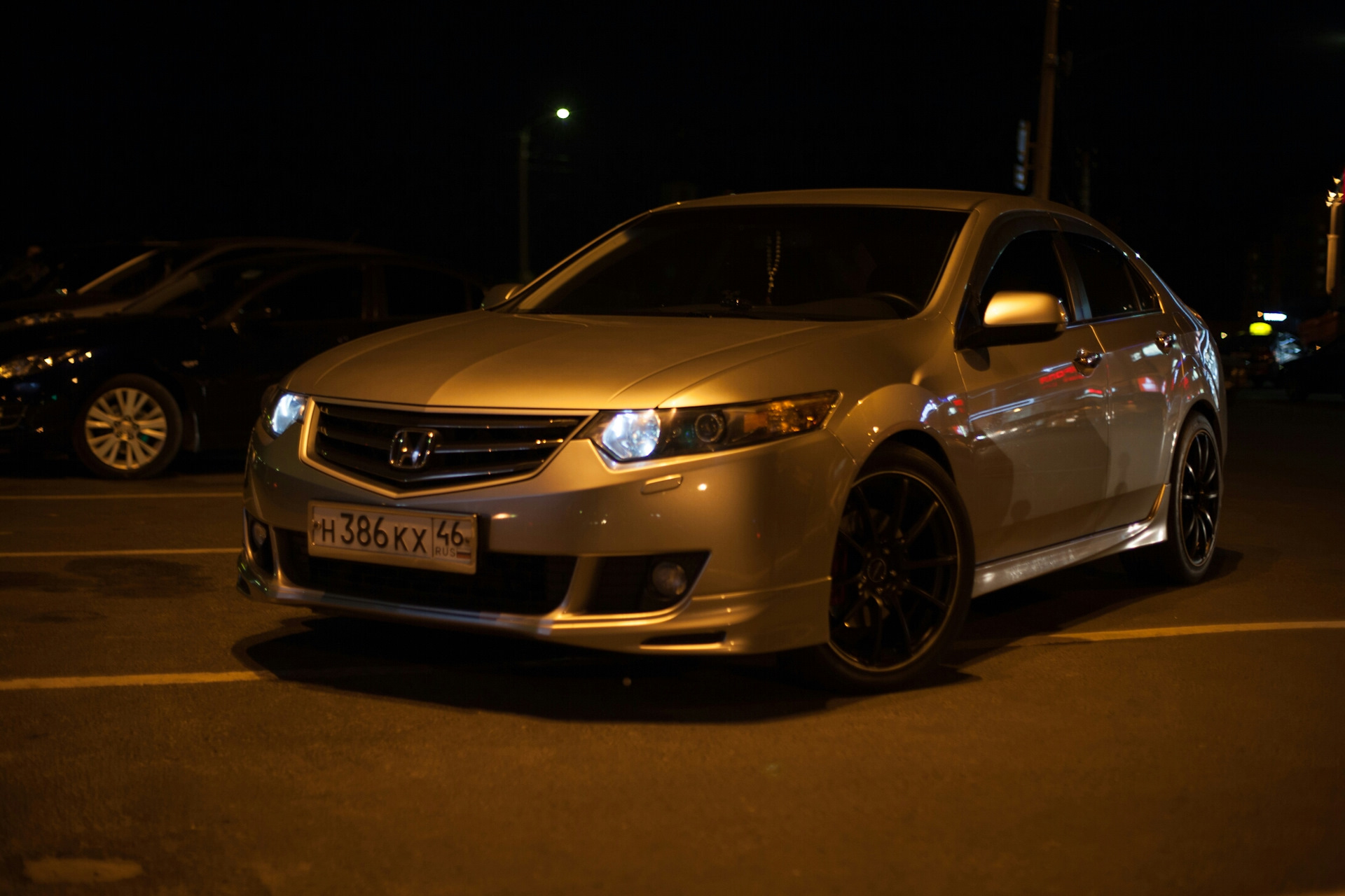 Honda Accord 2008 Type s ночью