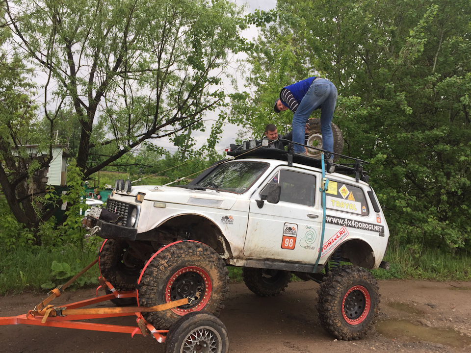 Сгоняли в Солнечногорск покататься с друзьями — Chevrolet Niva, 1,7 л ...