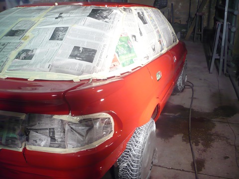 Painting - Toyota Corolla 13L 2008