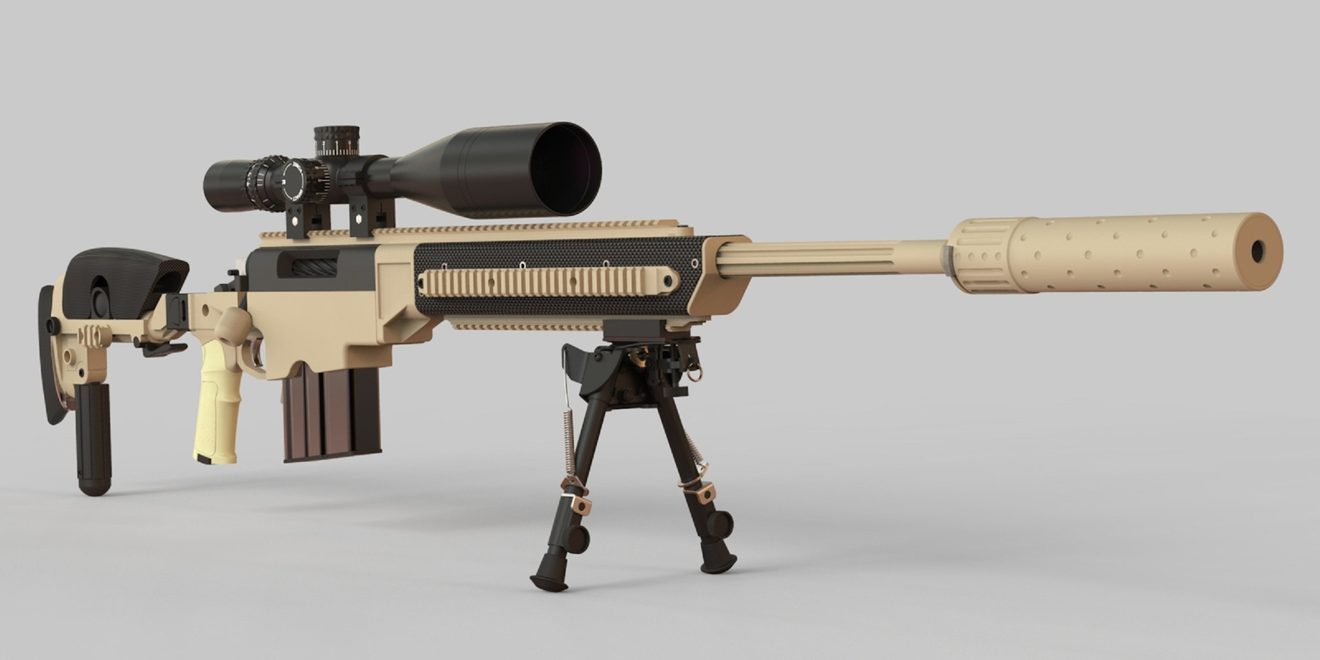 Крупнокалиберная снайперская винтовка McMillan TAC-50 (официальное наименов...