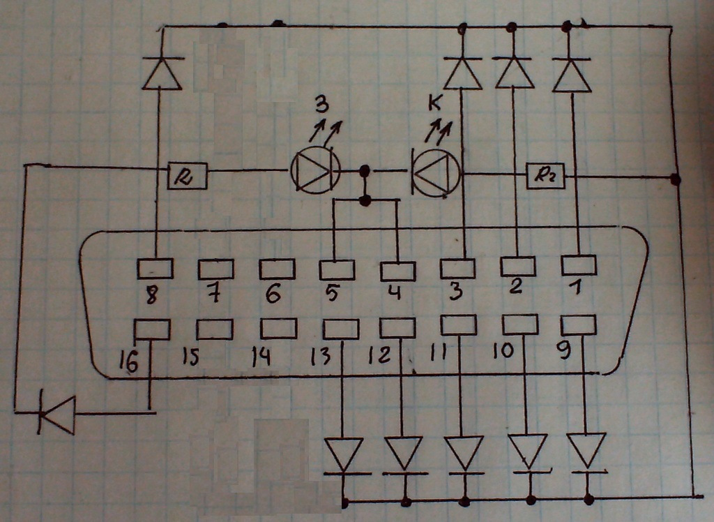 Obd тестер схема