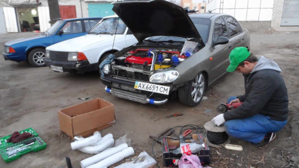 устраняем подсос воздуха на впуске х20хев — Daewoo Lanos, 2 л, 2008 ...