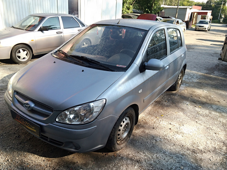 Покрытие машины жидкой резиной — Hyundai Getz, 1,4 л, 2007 года ...