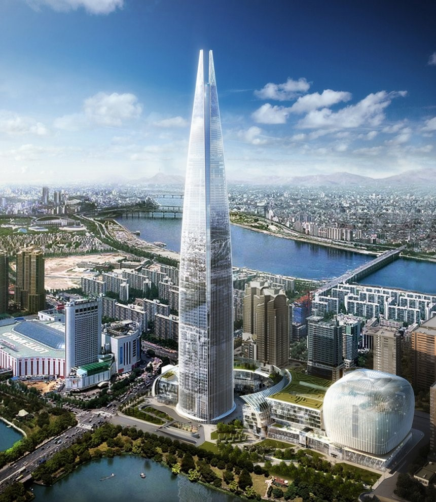 Небоскребы Южной Кореи: Lotte World Premium Tower — Сообщество «Это  интересно знать...» на DRIVE2