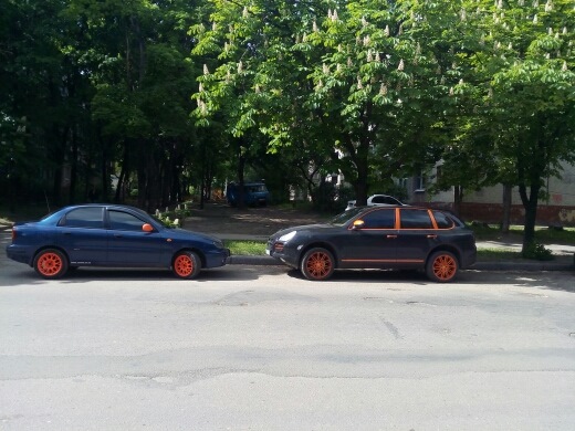 Оранжевые диски моего города — Daewoo Lanos, 1,6 л, 2005 года ...