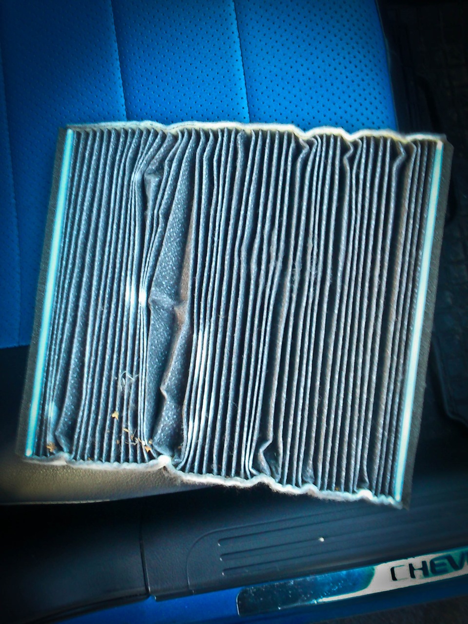 Замена масла ГУР и салонного фильтра — Chevrolet Aveo Sedan (1G), 1,4 л ...