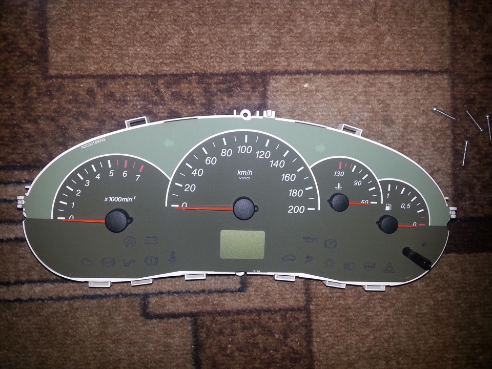 Новая машина, новая Приборка — Lada Приора седан, 1,6 л, 2008 года ...