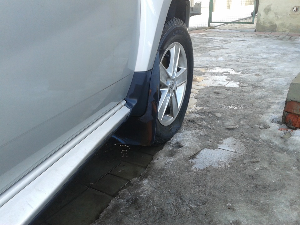 Широкие брызговики Дастер-Гард — Renault Duster (1G), 2 л, 2013 года ...