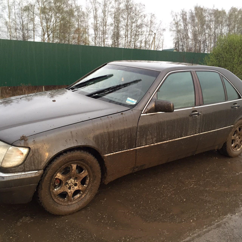 Кабан грязи не боится=))) — Mercedes-Benz S-Class (W140), 2,8 л, 1994 года  | путешествие | DRIVE2