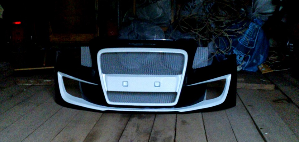 Бампер "Я Робот" — Lada Гранта (1G), 1,6 л, 2011 года | тюнинг | DRIVE2