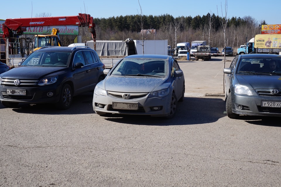 Мойка после зимы, маскировка царапин и колпачки на нипеля) — Honda ...