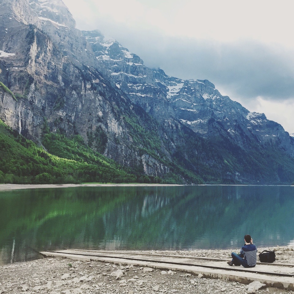 The first acquaintance with Switzerland Mountains