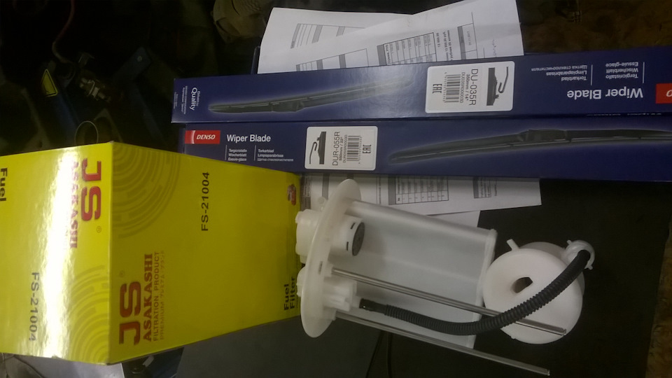 FS21004 Топливный фильтр (в баке) JS ASAKASHI | Запчасти на DRIVE2