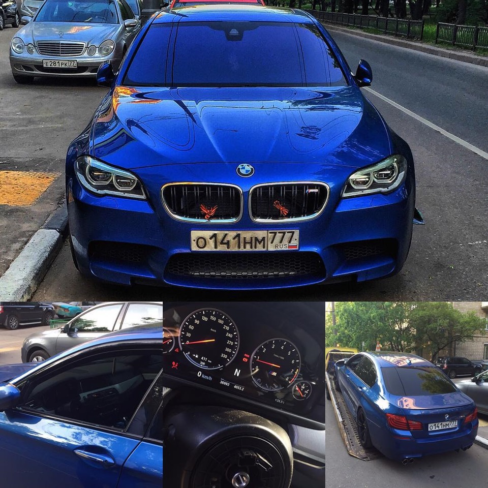 Украли руль. — BMW M5 (F10), 4,4 л, 2014 года | эвакуация | DRIVE2