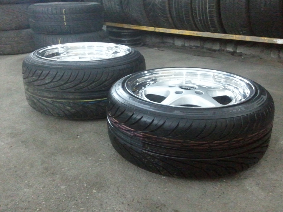 новые шины 10J — 235/40 и 8.5J — 205/45 — BMW 3 series Coupe (E36), 2,8 ...