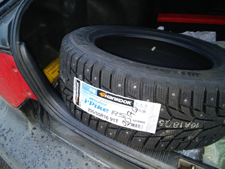 20.11.15. Новая зимняя шипованная резина Hankook Winter i*Pike RS — DRIVE2
