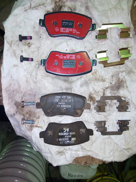 8200432336 Колодки тормозные RENAULT | Запчасти на DRIVE2