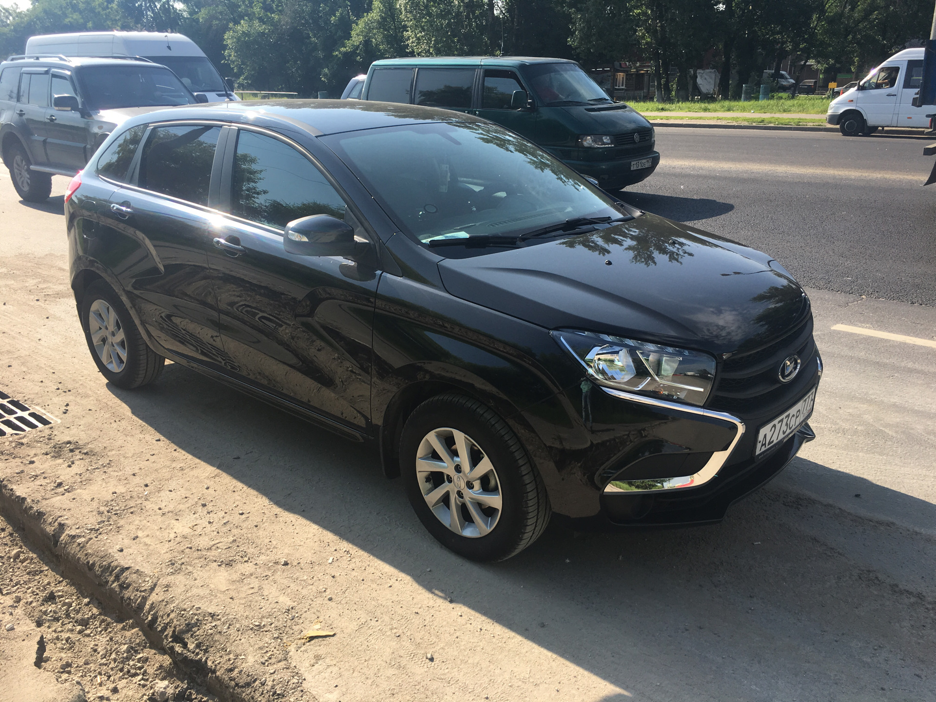 Lada XRAY чёрная Лада