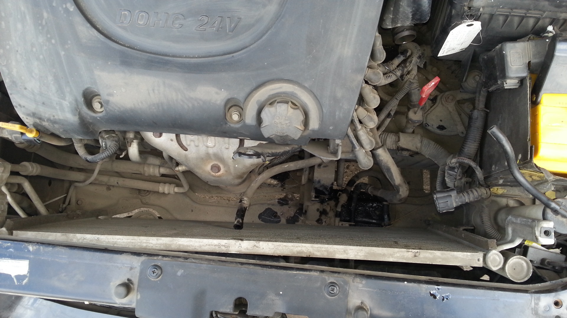 снять радиатор соната