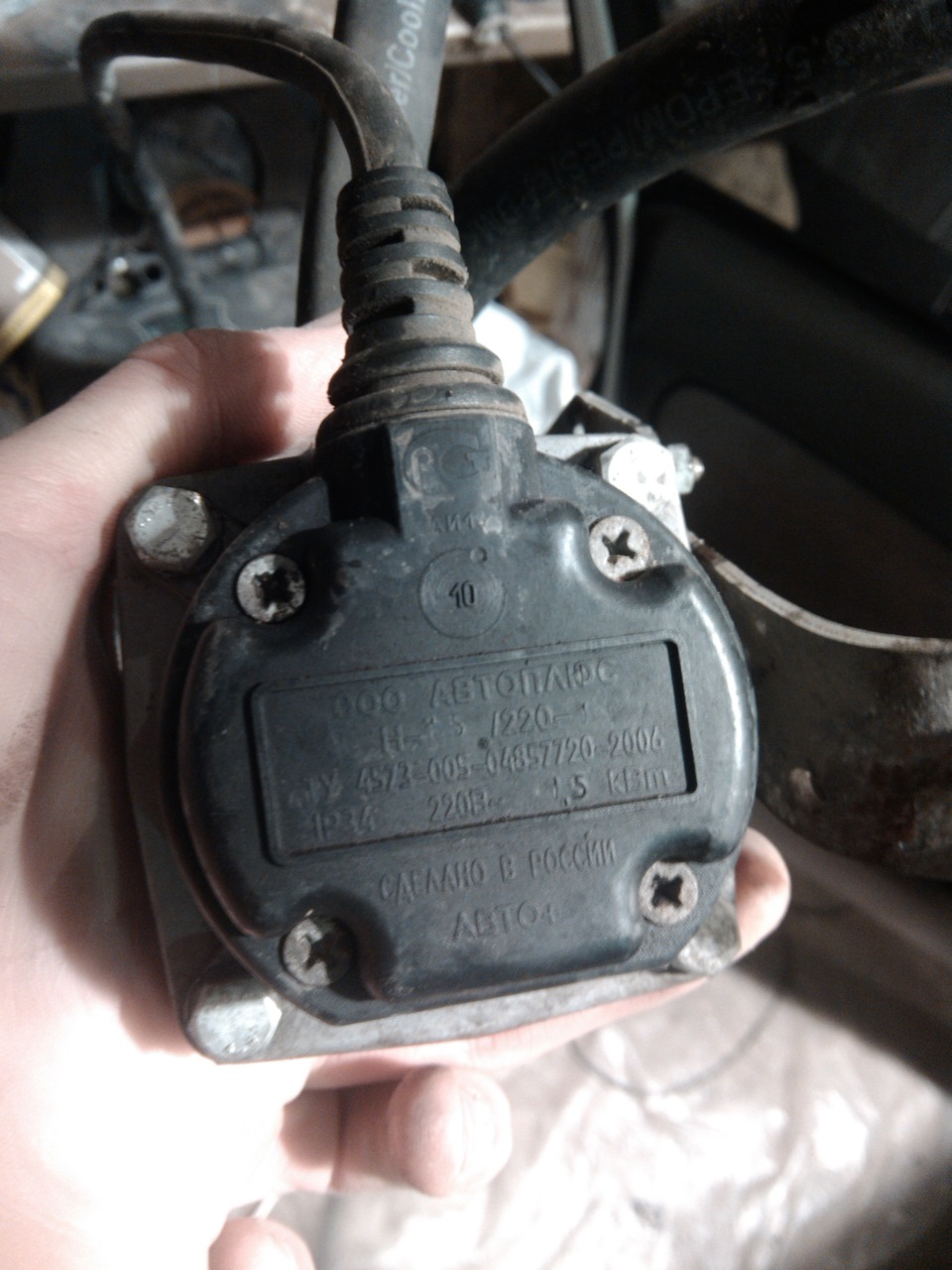 Котел 220 и доп помпа на печку. инстал))) — Nissan Sunny (B15), 1,8 л ...
