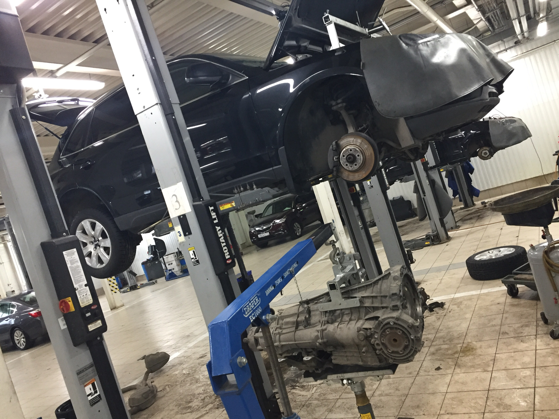 Замена сцепления в коробке DL501 — Audi Q5 (1G), 2 л, 2012 года | визит ...