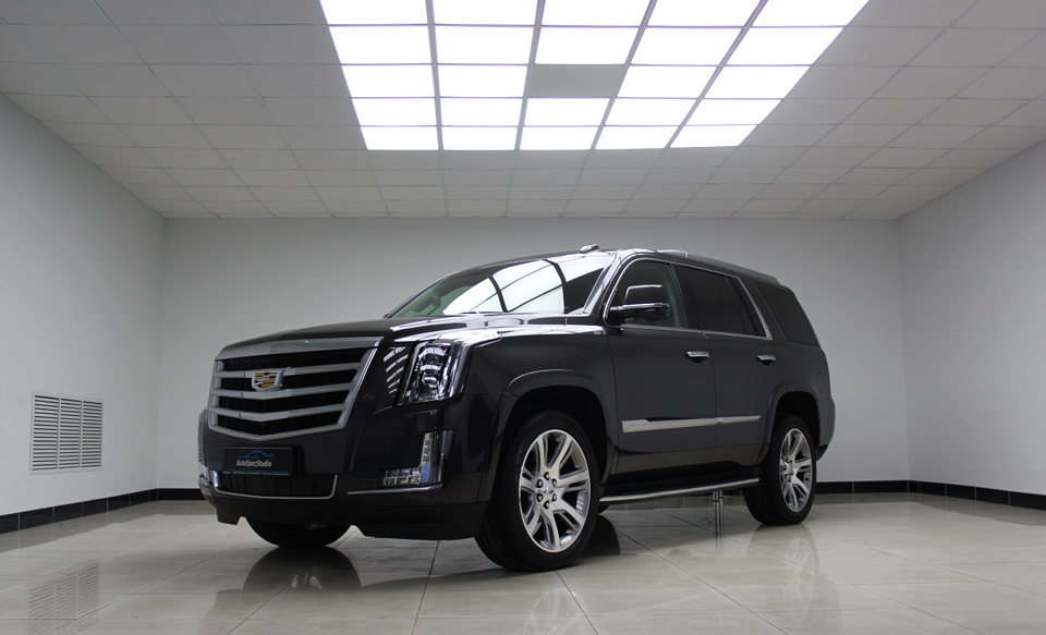 Оклейка Cadillac защитной плёнкой SunTek+Ceramic Pro 9h ...