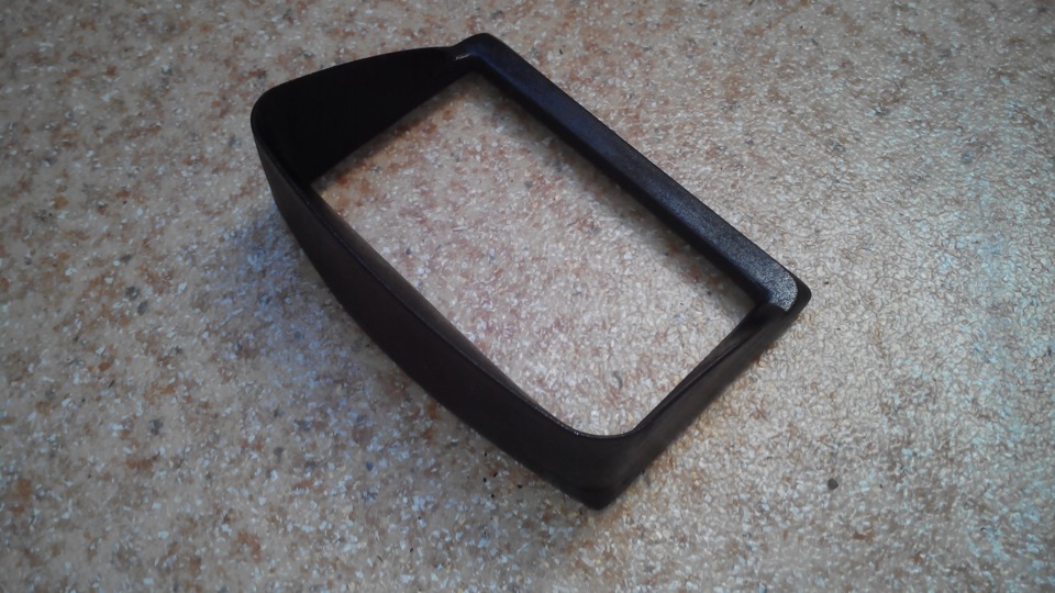 Рамка с козырьком готова! — Chevrolet Lanos