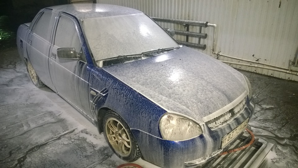 Небольшой фотосет на мойке и первые впечатления от треугольных рычагов ...