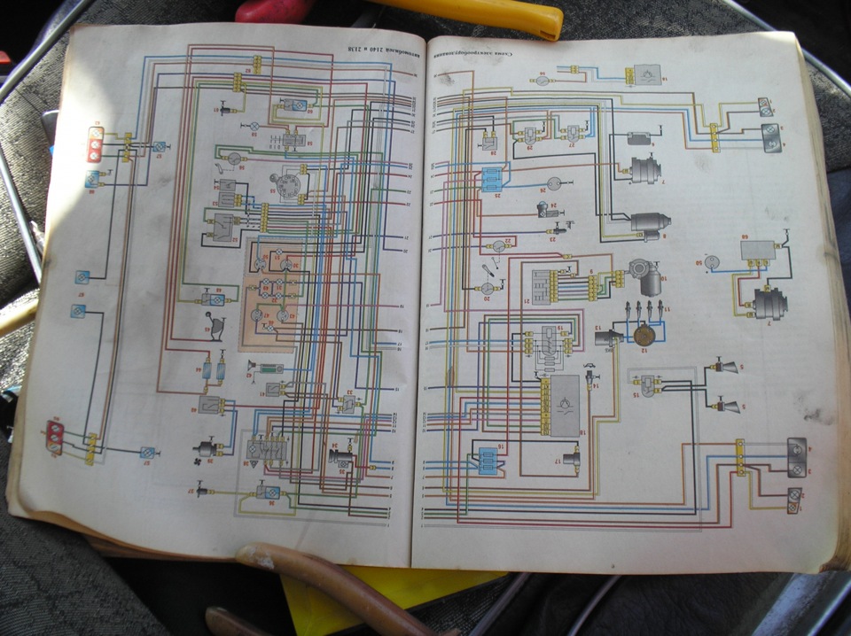 Схема электропроводки москвич 2140