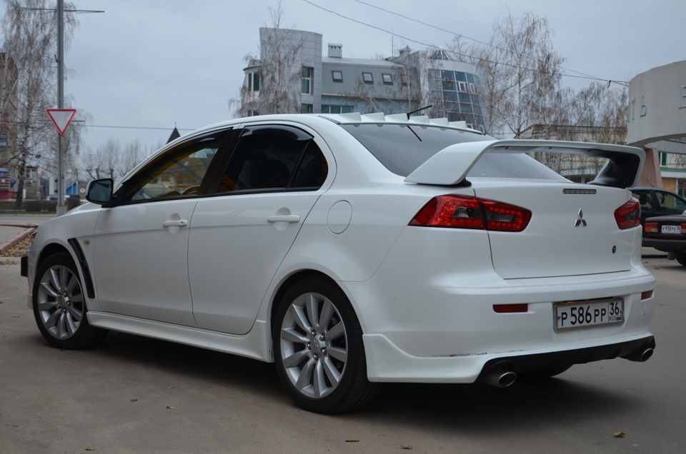 Образец для подражания … — Mitsubishi Lancer X, 2 л, 2008 года ...