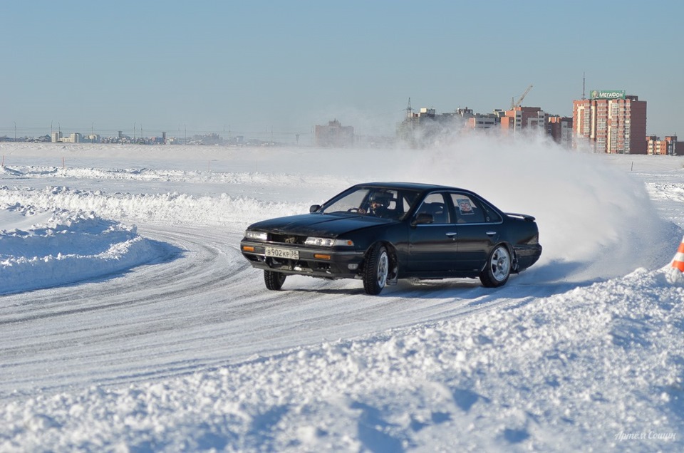 Nissan Silvia дрифт зимой