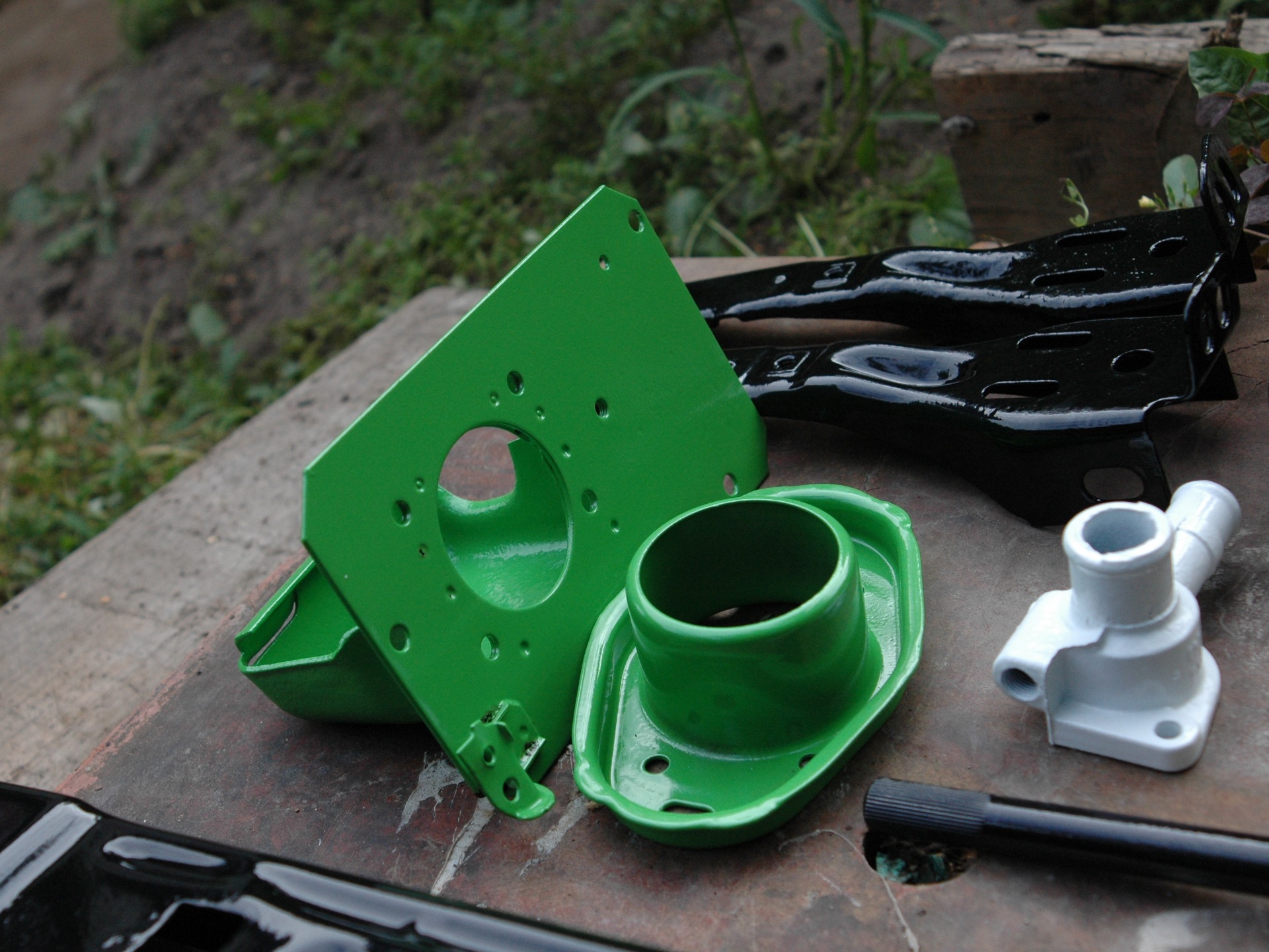 Забрал новые детали из пескоструйки — Volkswagen Golf Mk1, 1,5 л, 1983 ...