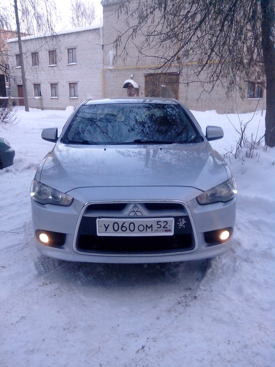 Сбылась моя мечта! Загорелись ПТФ) — Mitsubishi Lancer X, 1,8 л, 2008 года  | электроника | DRIVE2