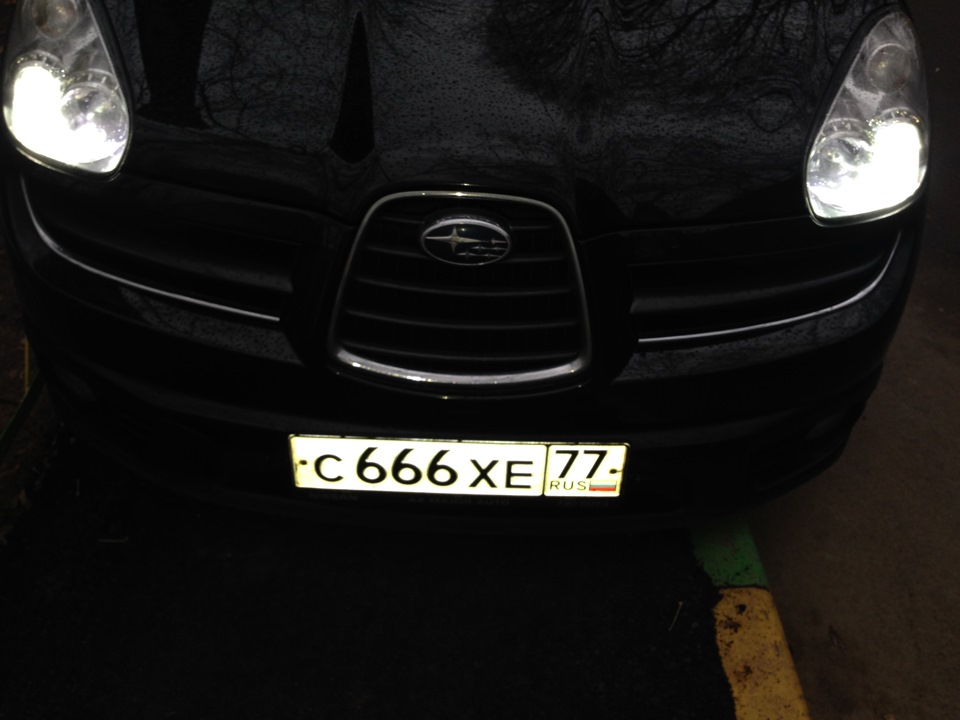 Наклейки на ГОС номер от Камер… — Subaru Tribeca B9, 3 л, 2007 года ...