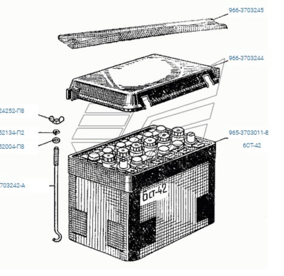 Аккумулятор ч.2: совместимость с крышкой ЗАЗ-966 — ЗАЗ 968, 1,2 л, 1975  года | запчасти | DRIVE2