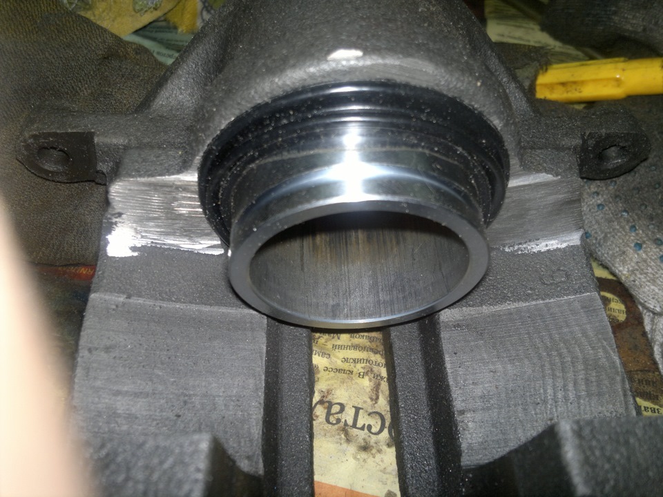 завершение установки дисковых тормозов — УАЗ 31512, 2,5 л., 1995 года ...