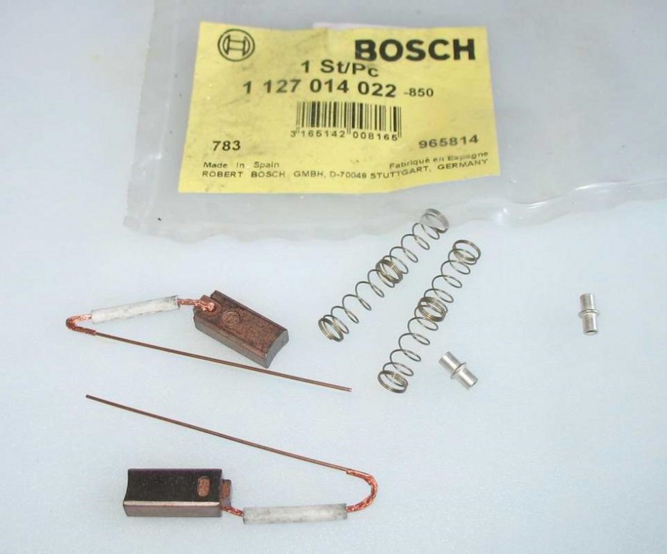 1127014022 НАБОР УГОЛЬНЫХ ЩЕТОК BOSCH | Запчасти на DRIVE2