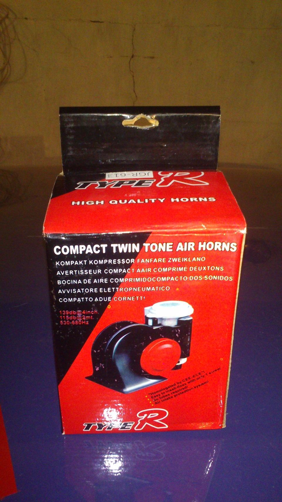 Компактный пневмо сигнал — Lada 21074, 1,6 л, 2006 года | аксессуары ...