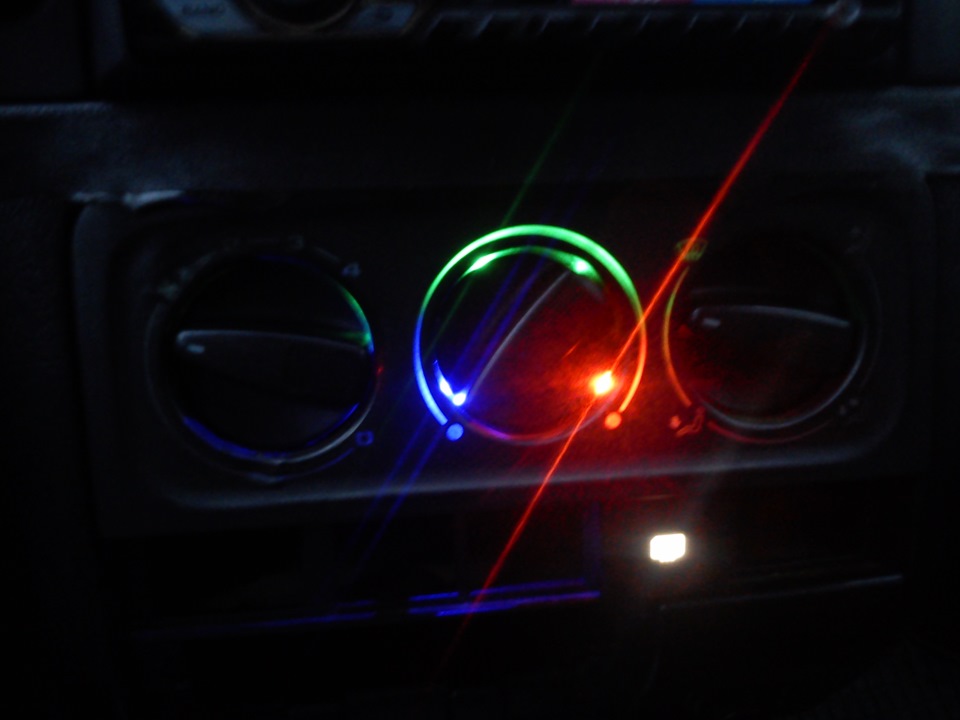 Подсветка регулятора печки) — Volkswagen Golf Mk3, 1,9 л, 1995 года ...