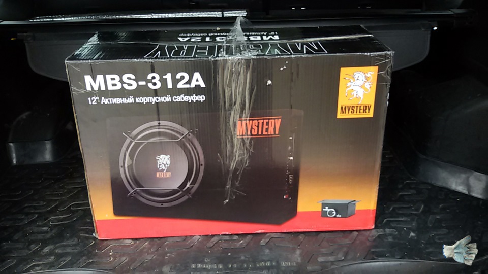 Купил "ТАМ-ТАМ"…сабвуфер Mystery MBS312A — Nissan X-Trail II (t31), 2 л ...