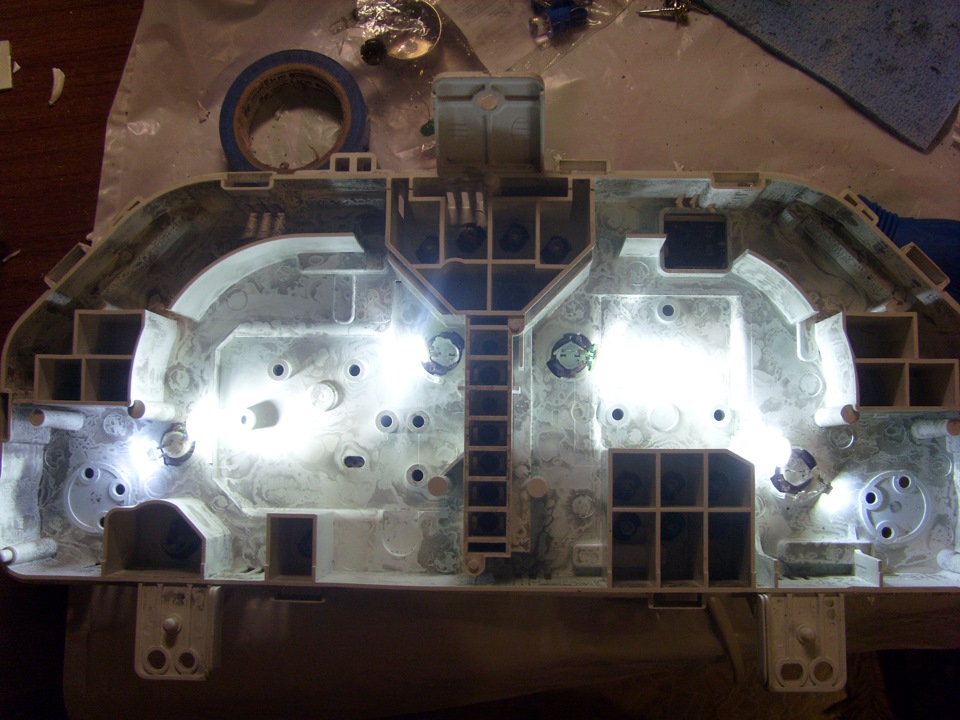 Переделка подсветки приборной панели — Subaru Forester (SF), 2 л., 1998 ...