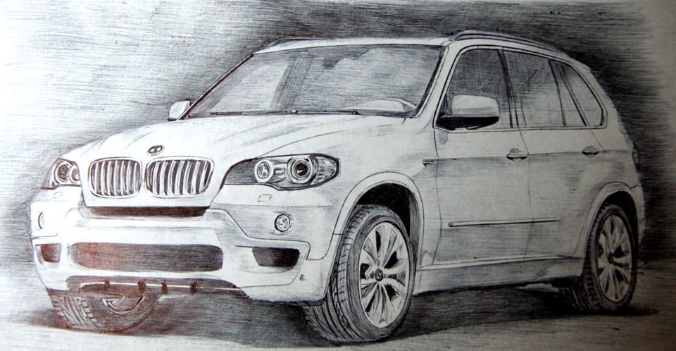 Как нарисовать bmw x6