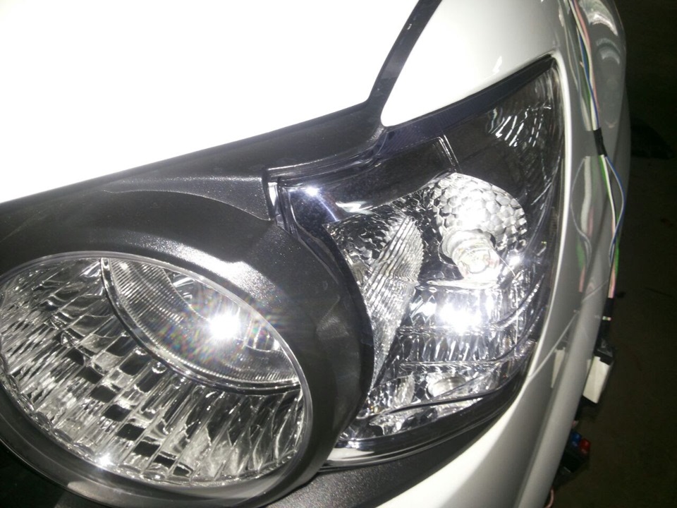 ДХО в штатные фары без "колхоза": Honda CR-V II rest, Chevrolet Aveo ...