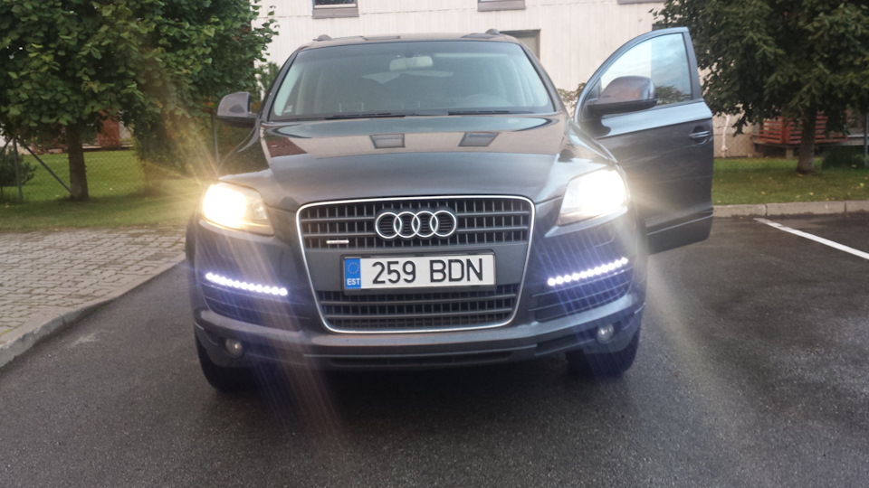 LED лампочки H7 в ближний свет — Audi Q7 (1G), 3 л, 2007 года ...