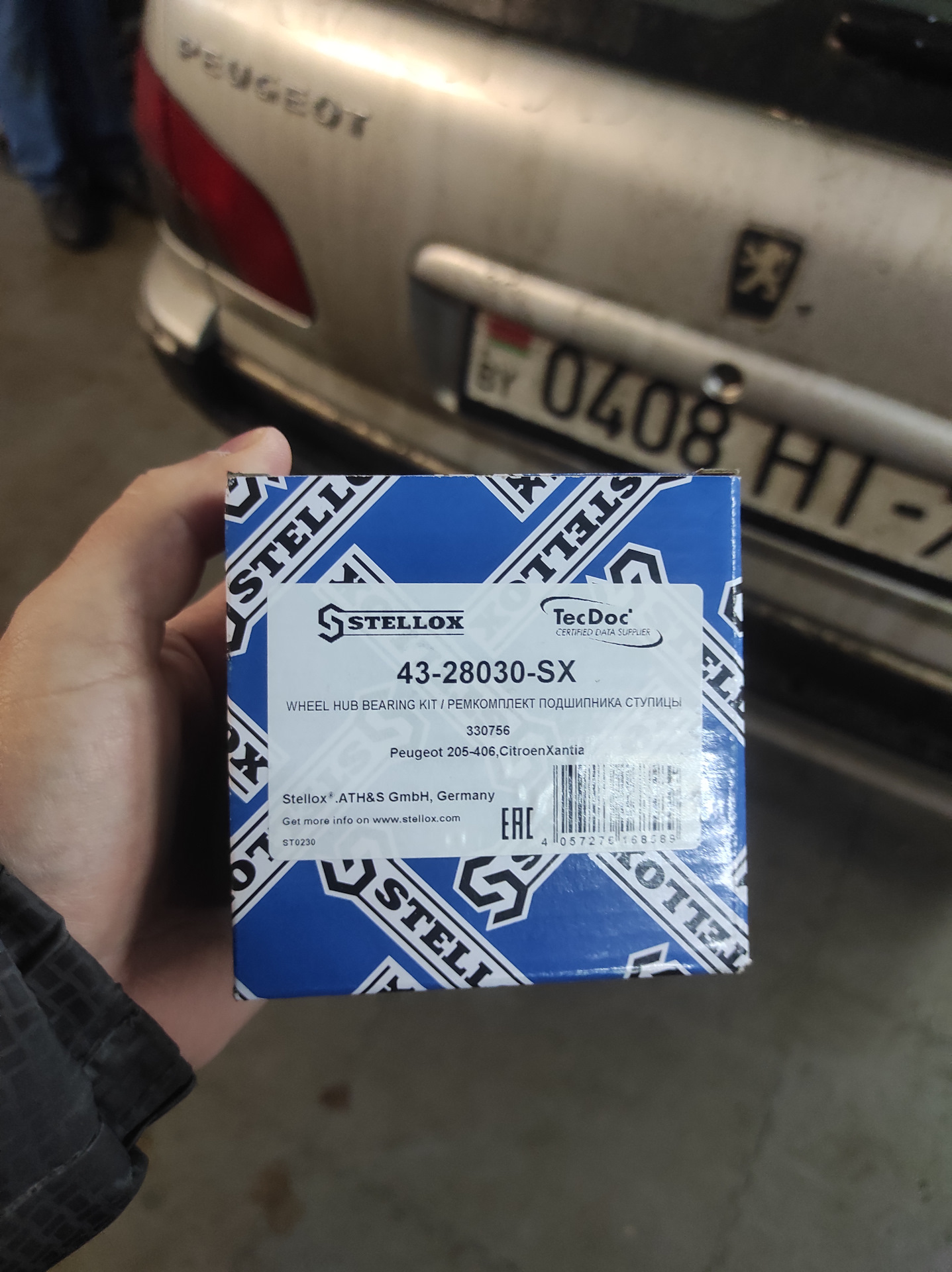 Передний левый ступичный подшипник — Peugeot 406 Break, 2 л, 2002 года ...